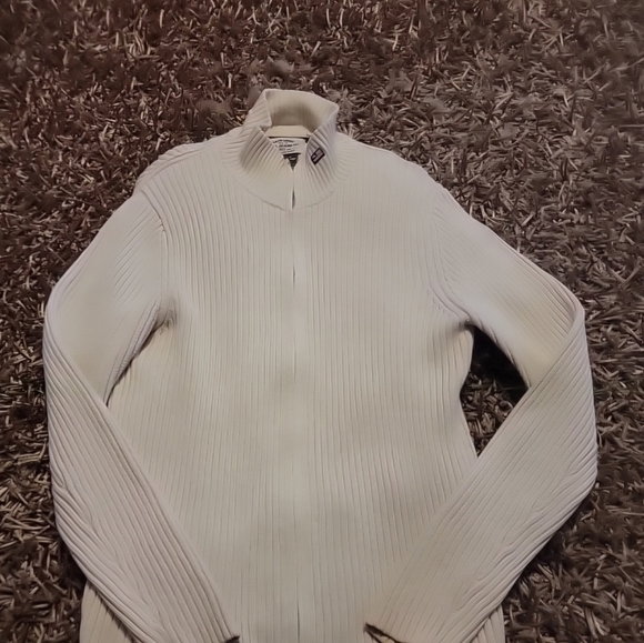 Vintage Ralph Lauren Polo Jeans Co Mens Zippered Ribbed Sweater MEDIUM - Picture 4 of 6